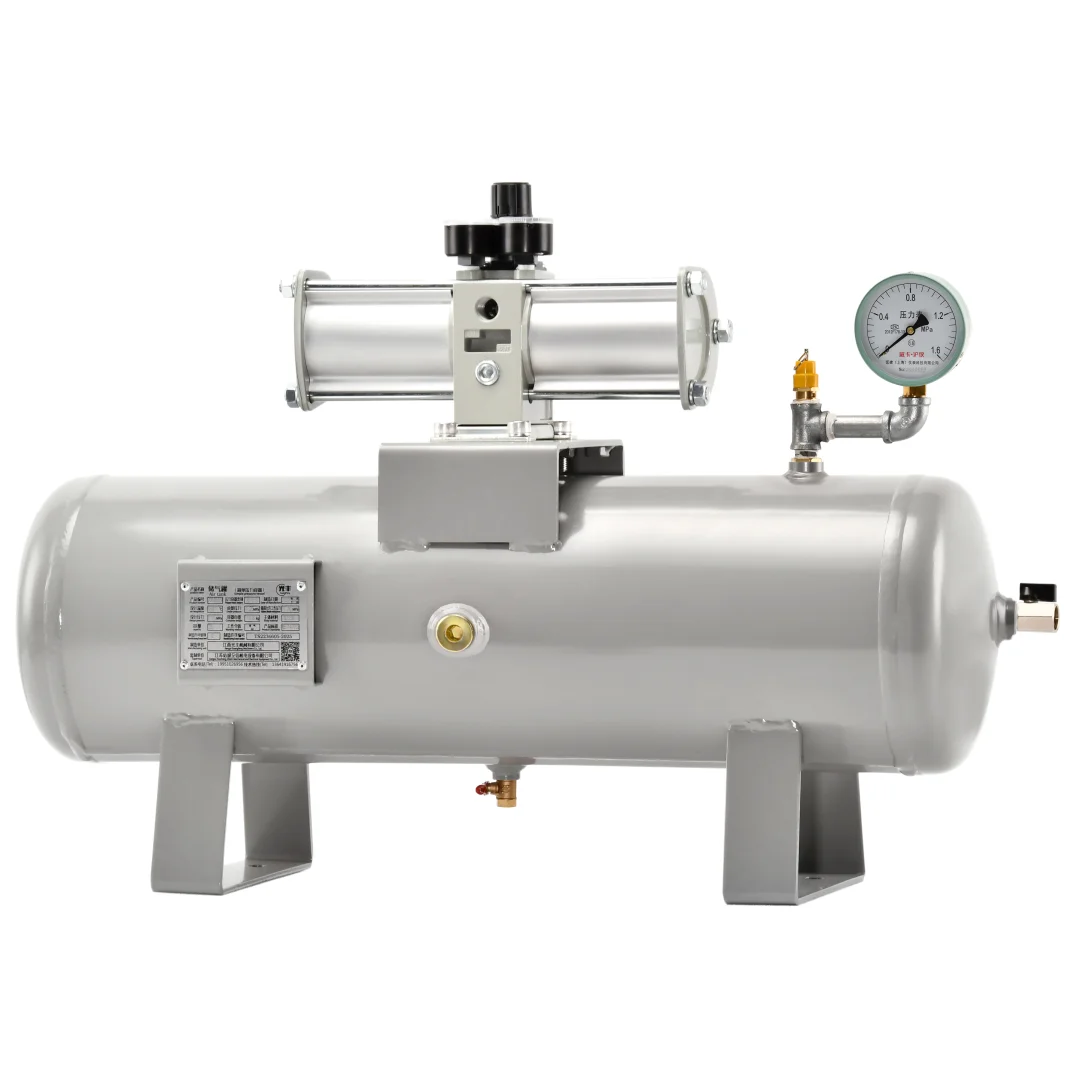 VBA20A-03GN Air Booster Valve 20L Carbon Steel Air Tank Set For Cylinder High Pressure Instant Air Supply