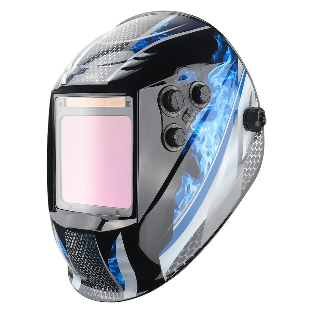 

Welding Helmet Large View Welder Mask True Color Lens For Arc Weld Grind Cut Welding Mask Solar Power Auto Darkening