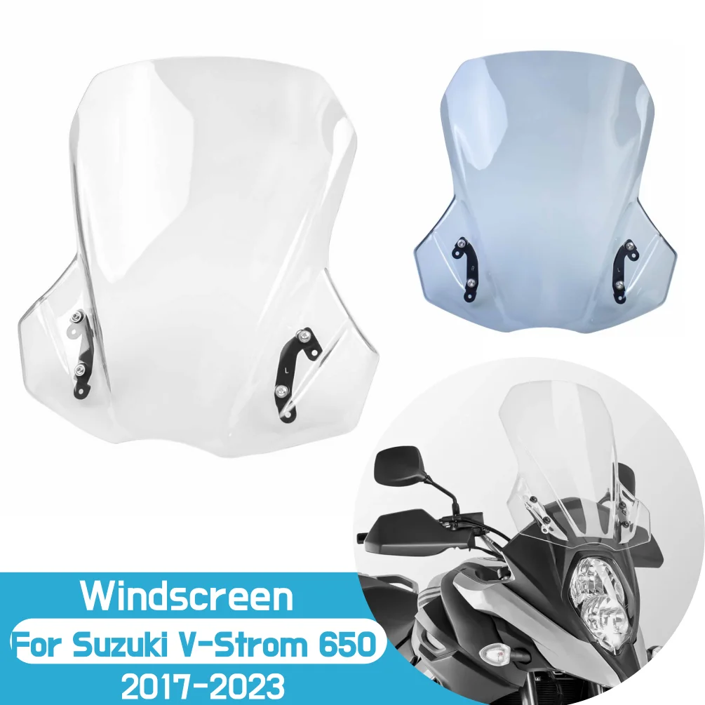 

Для Suzuki Vstrom V-strom DL 650 2017-2023 V Strom DL650 лобовое стекло мотоцикла воздушный дефлектор передний ветрозащитный экран