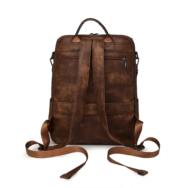 حقيبة ظهر ريترو للطلاب الجامعيين 2026 ربيع جديد عصري حقيبة فاخرة على ظهره سعة كبيرة تصميم حقيبة كمبيوتر #5