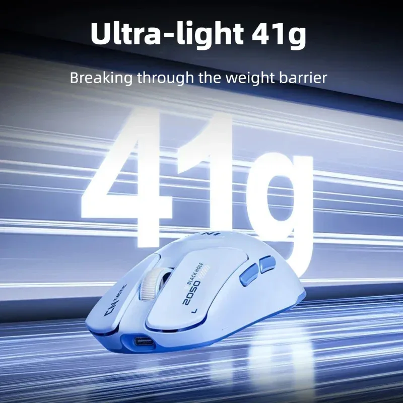 Легкая беспроводная игровая мышь INPHIC INX SE, флагманская сенсорная беспроводная мышь 1000 Гц, подходит для настольных ноутбуков