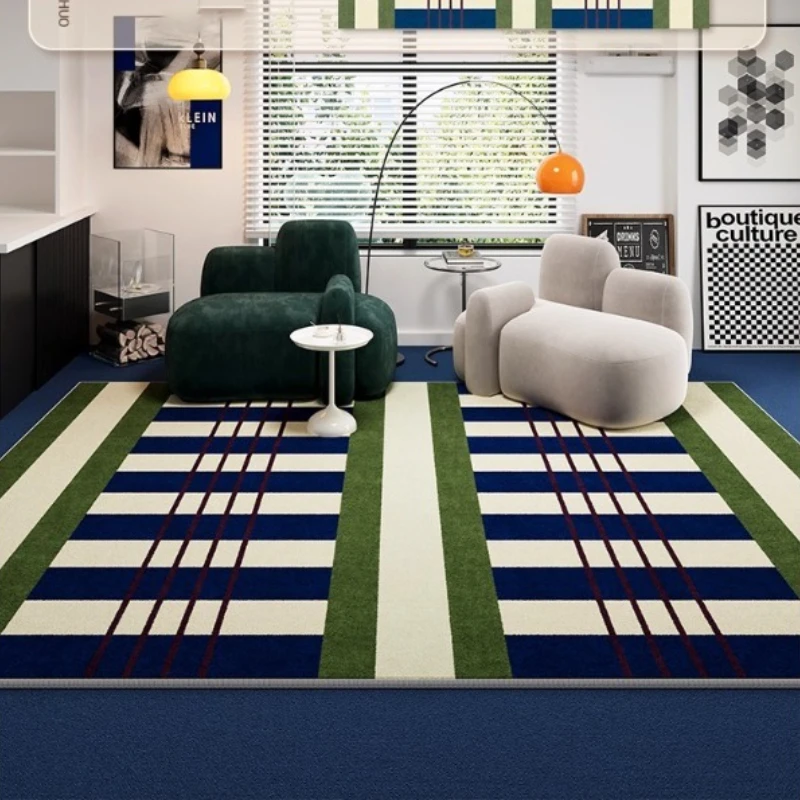 Modern Art Living Room Carpet Geometric Patchwork Line Minimalist Stylish Bedroom Rug Creative Classic Sofa Coffee Table Mats 러그