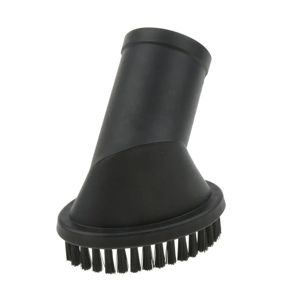 Universal Round Dusting Brush Head Plastic Replacement Tool for Vacuum Cleaner 35mm Connector for Furniture Blinds