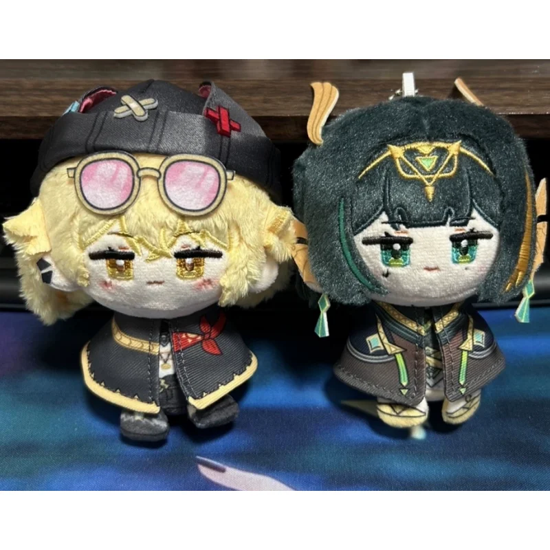Doujin Merch Genshin Impact Lauma Nefer Jahoda 12cm Cute Kawaii Chibi Plush Doll Charm Bag Pendant Ornament Collectible Toy Gift