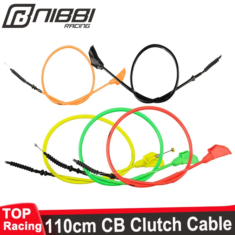 

NIBBI Motorcycle Clutch Cable From 98cm to 110cm Stroke Length 12cm for NC Engine 110cc 125cc 150cc 200cc 250cc Dirt Pit Bike