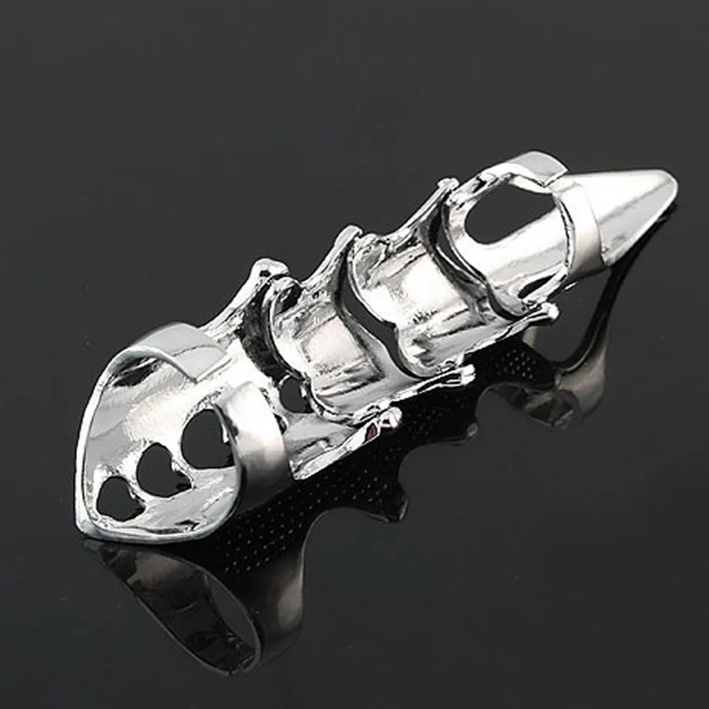 

4 Pcs Punk Style Ring Cool Halloween Rings Joint Knuckle for Women Accessories Hand Jewellery