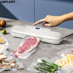 Vacuum Sealer 220V Food Vacuum Packaging Sealer Automatic Household Food Vacuum Sealing Machine Vacuum Packing Sealer for Food