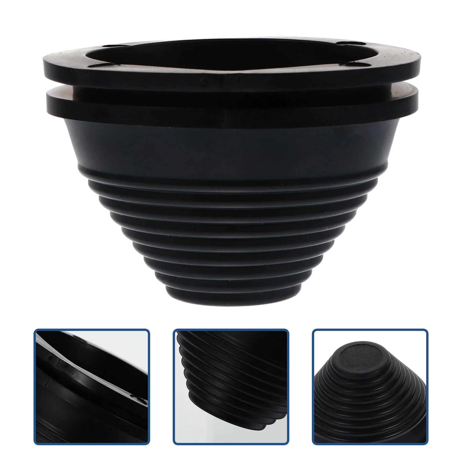 

4pcs Rubber Grommets Black Flame Retardant Wire Protection Firewall Hole Plug Cable Management Synthetic Material Insulated Dust