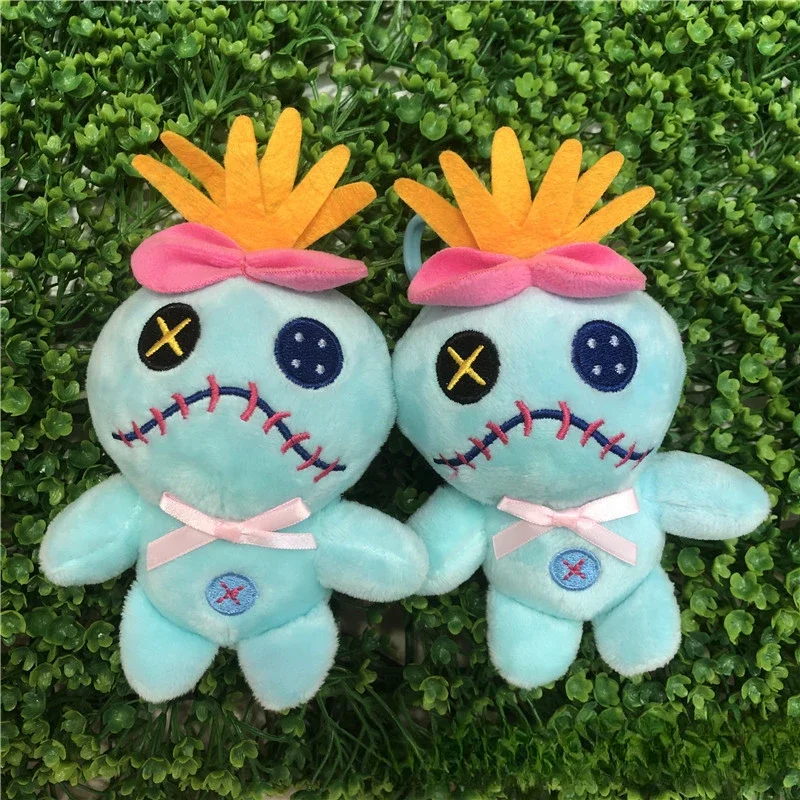 Juguete de peluche de Stitch, colgante de figura de acción, Stitch & Stitch, llavero, regalo de cumpleaños