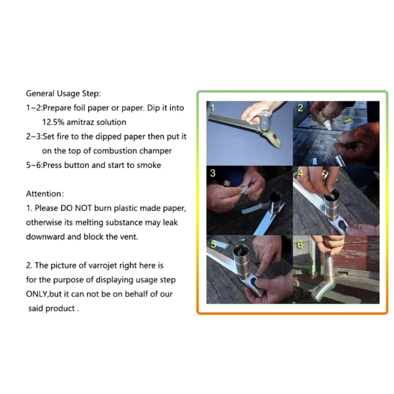 ไฟฟ้า Amitraz Varrojet Infestation Vaporizer สำหรับการเลี้ยงผึ้ง,Varroa Control Treatments เครื่องมือสุขภาพ & Maintenance