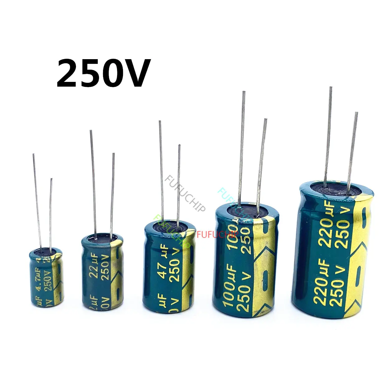 High Frequency Electrolytic Capacitor 250V 20% 250V 4.7UF 6.8UF 47UF 100UF 220UF 330UF 470UF