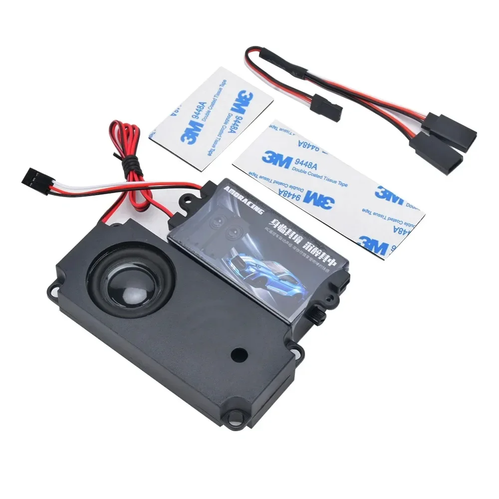 Simulador de sonido del motor, 10 tipos de reemplazo de sonido para 1/10, 1/8, 1/6, modelo RC, accesorios de carreras para Buggy