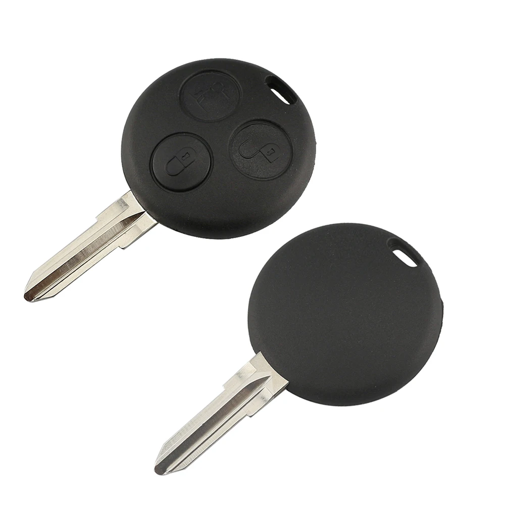 Custodia protettiva per chiave remota per auto a 3 pulsanti per Benz Mercedes Smart Fortwo 450 Forfour 451 Roadster City Coupe Cabrio Blade