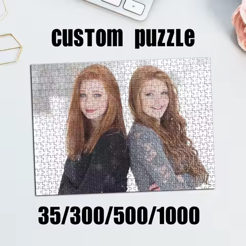 35/300/500/1000pcs Personalized Custom Photo Group photo Puzzle Personalised Gift Idea