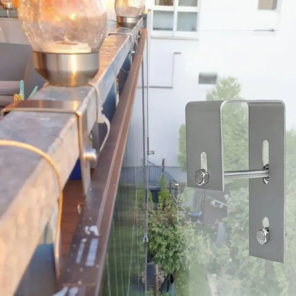 Photovoltaic Panel Support Rack Stainless Steel Balcony Hook Home Solar Installation Mounting System Accessory