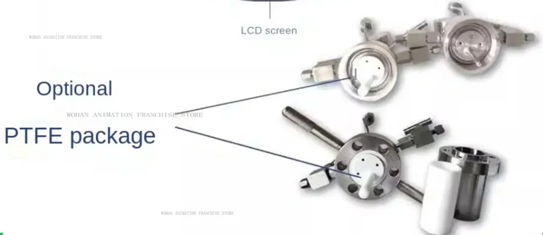 50ml High Pressure Autoclave Reactor, Magnetic Stirrer 350℃/22MPa Customizable Lab Equipment