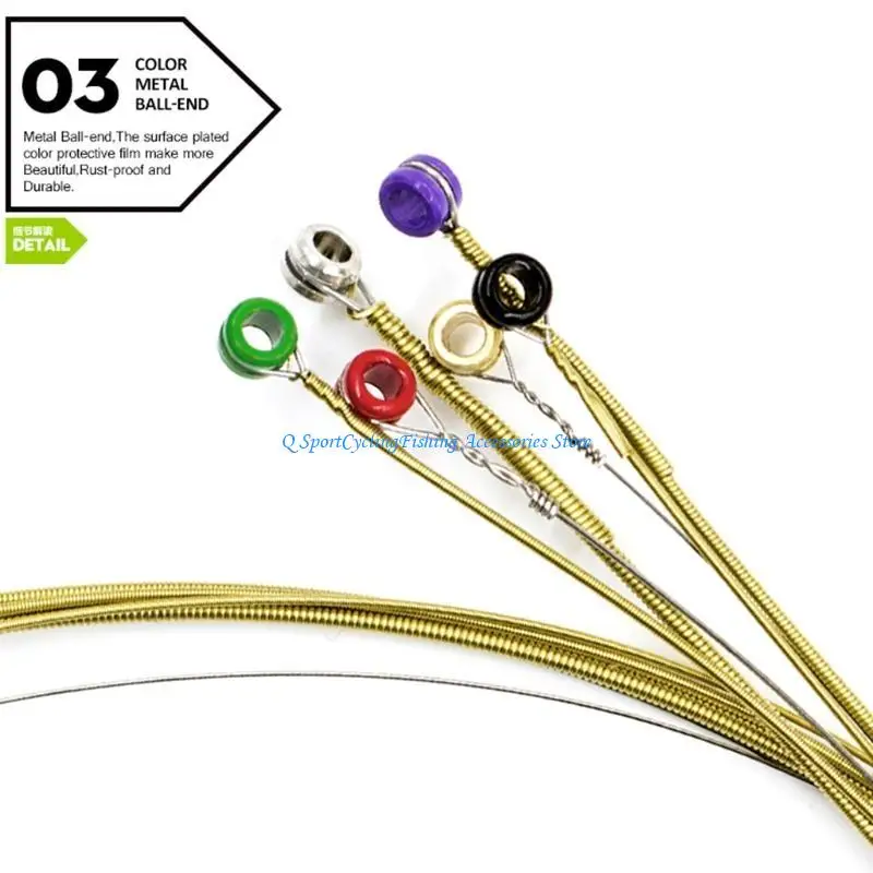 

TX620 Ball-End Phosphor Bronze Acoustic Guitar Strings Light (010-047) for Orphee Guitar 0.25-1.20mm