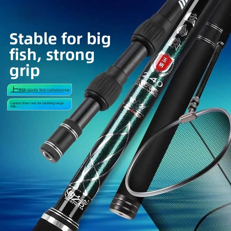 

Super Hard Carbon Fishing Net Rod Set Extendable Large Fish Retrieval Net Kit Fishing Gear Durable Lightweight Portable Outdoor
