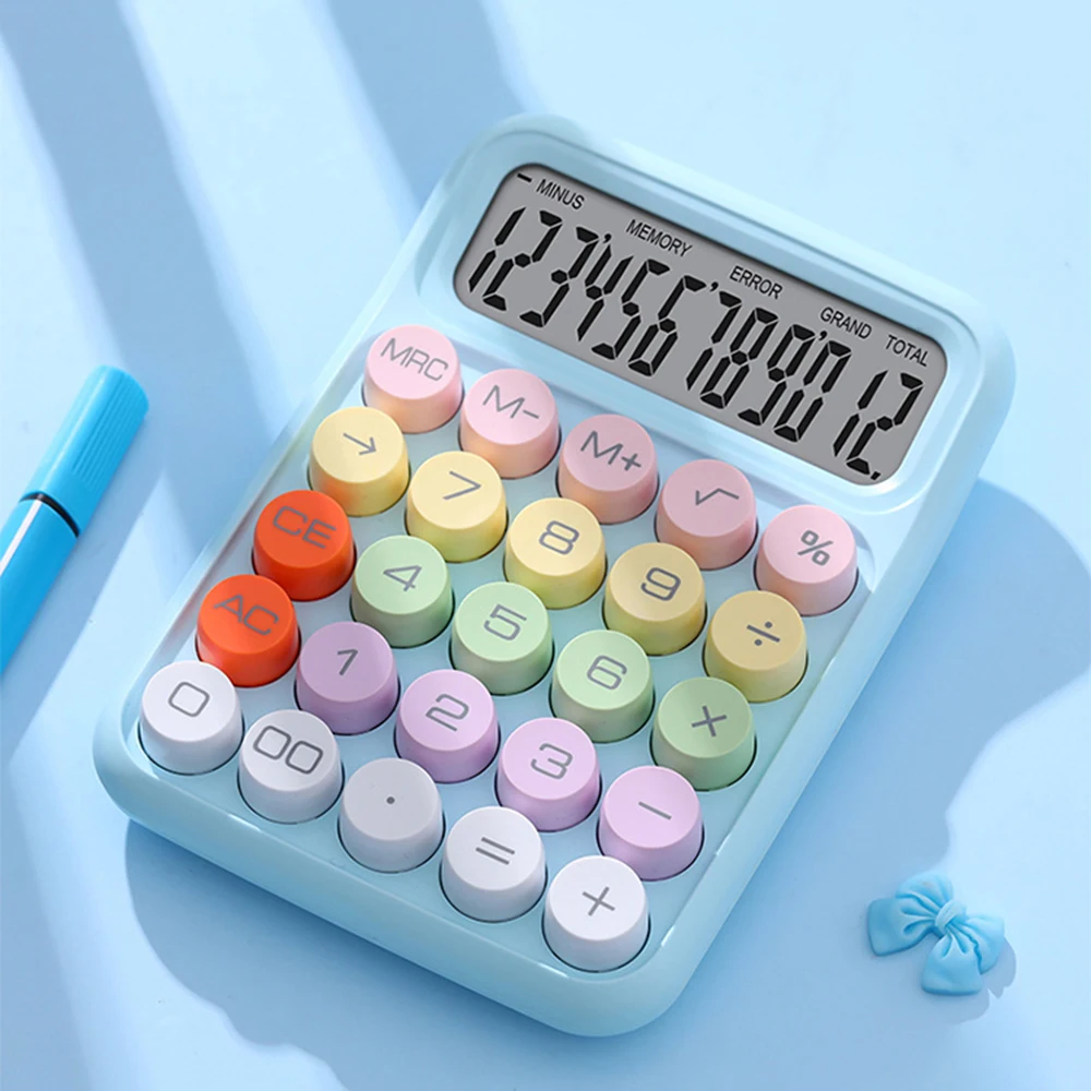 1PC High appearance level mechanical keyboard calculator portable computer for student examination