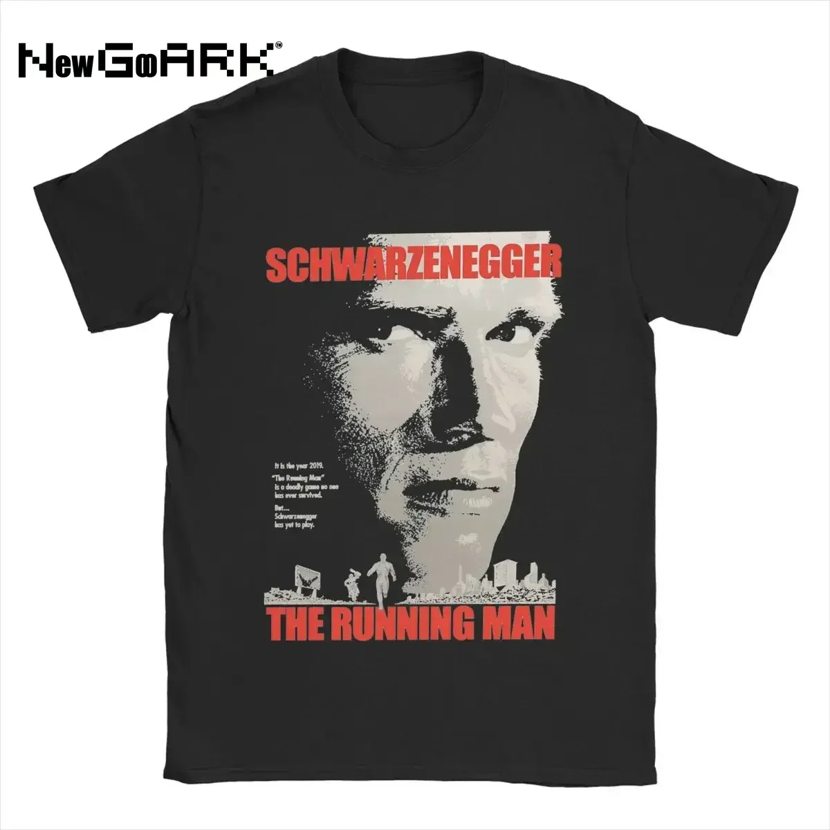 LE Novelty Arnold Schwarzenegger T-Shirts for Men O Neck Cotton Short Sleeve Printed Clothes graphic t shirts