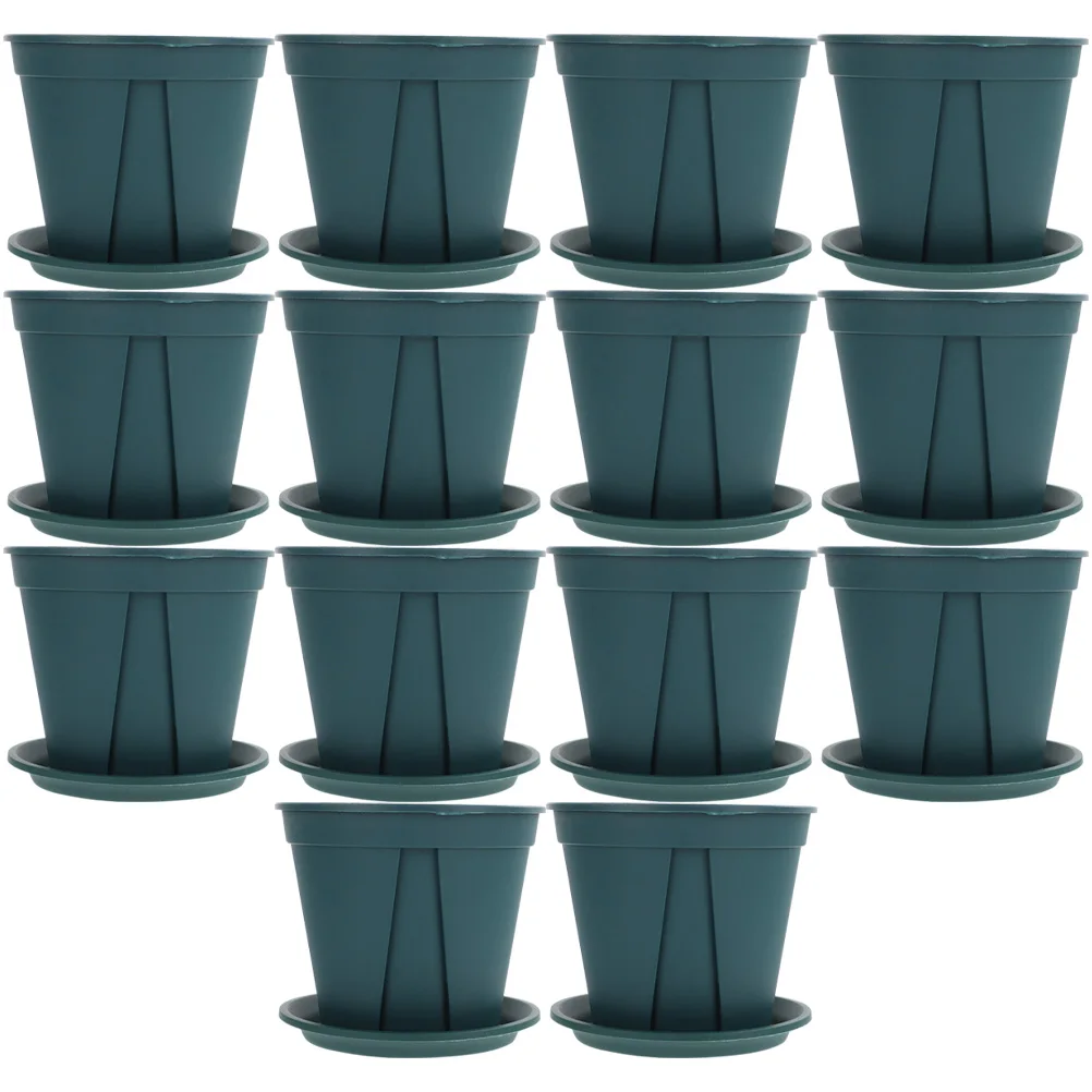 

14 set Root Control Flowerpots Drainage Holes Breathable Plastic Planters Succulents Orchids Ventilated Nursery Pots Rounded
