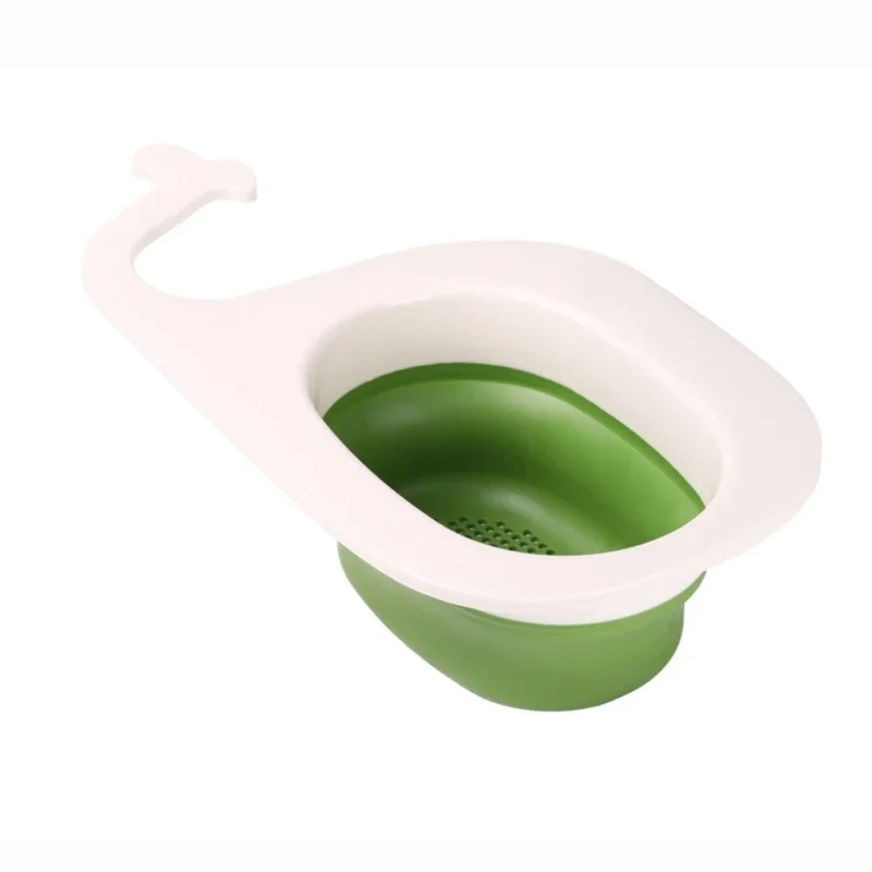 Sink Garbage Storage Basket Kitchen Vegetable Drain Rack Easy to Install