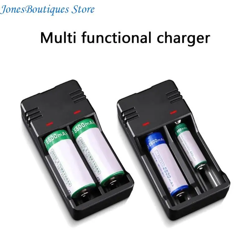 Universal 18650 For 18650 26650 21700 Batteries With LED Indicators W8KE