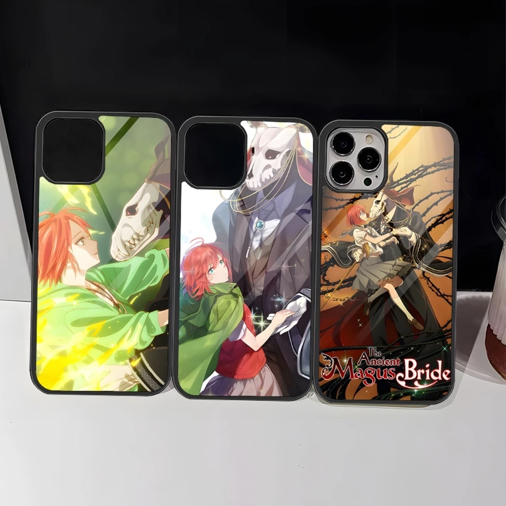 Ancient Magus Bride Phone Case For Iphone 16 Pro 15 Pro Max 14 12 11 13 Mini 8 7 Plus X Xs XR PC+TPU Design Cover