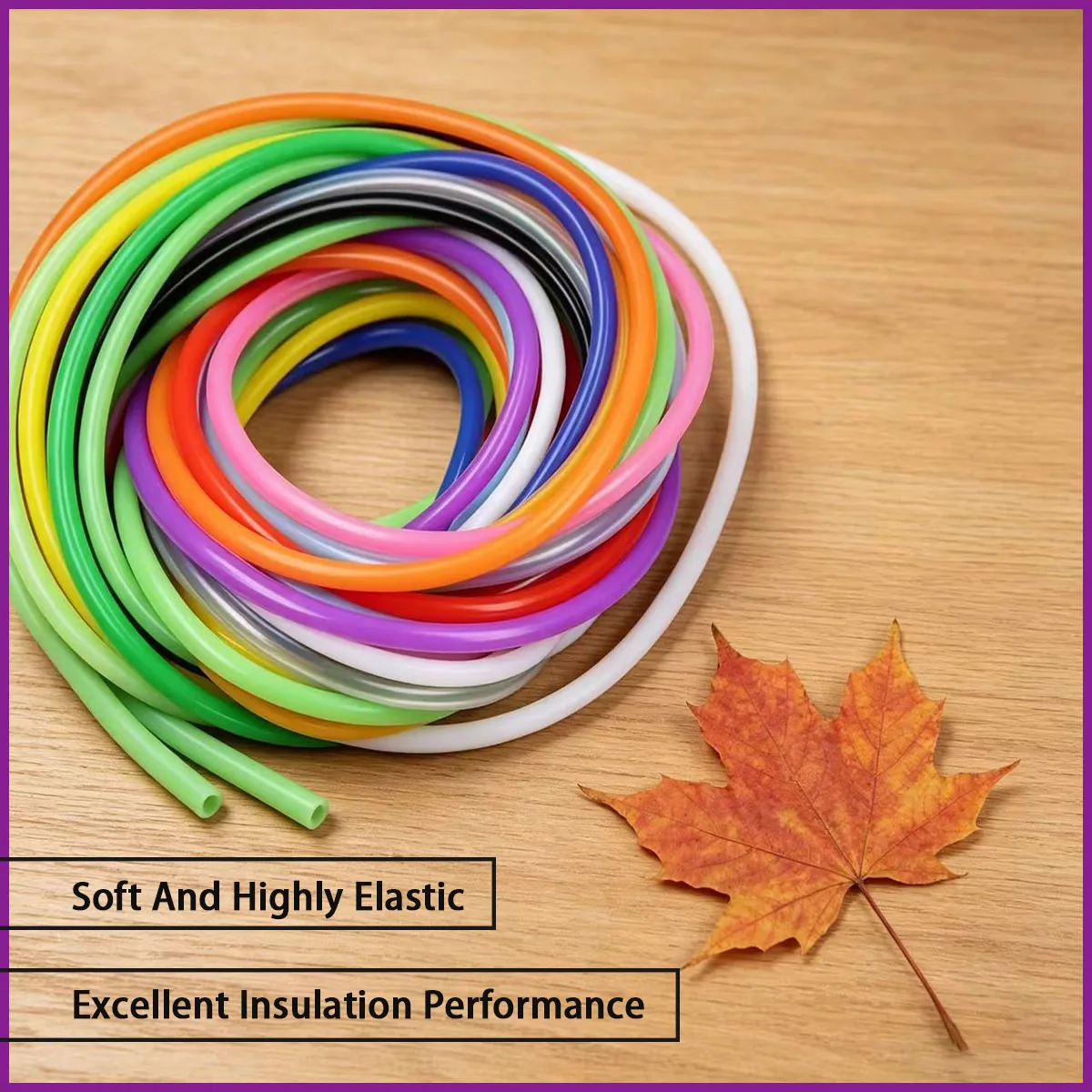 1-25mm inner diameter colored silicone hose is used for food, medical, home appliances, water treatment, etc