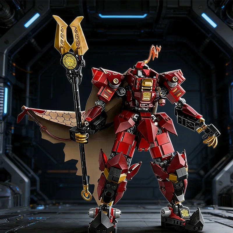 2025-popular-996pcs-flame-knight-mecha-building-blocks-71846-character-model-brick-for-kids-halloween-christmas-birthday-gifts