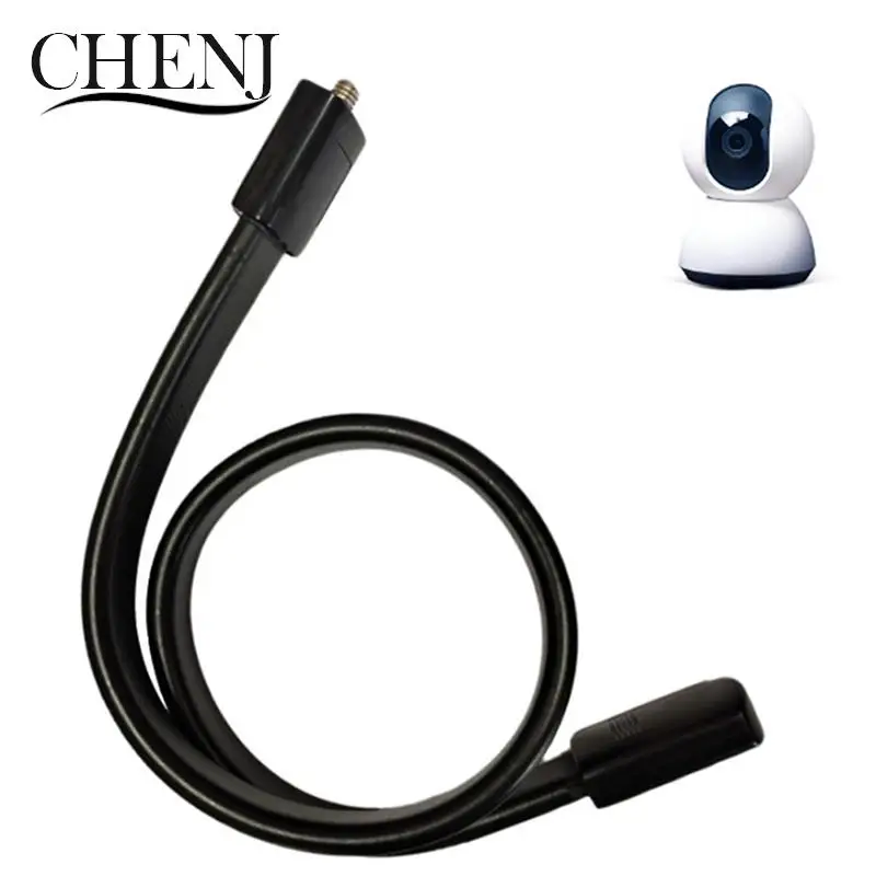 1/4In Thread Webcam Bracket Gooseneck Selfie Holder Crib Support Monitor Bracket Punch-free Multi-function Bracket