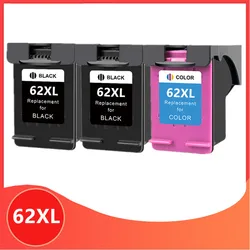 Cartouche d'encre Powered XL, 62, pour HP 62, 5640, 5660, 7640, 5540, 5544, 5545, 5546, 5548, Offstrjet 5740, 5741, 5742, 5743