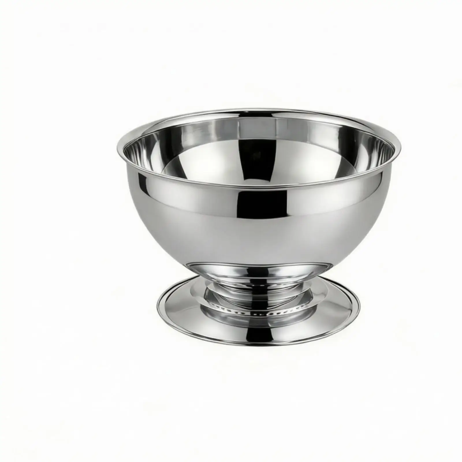 Stainless Steel Champagne Ice Bucket with Stand Classic Wine Cooler Bucket for Entertaining Hosting Bars