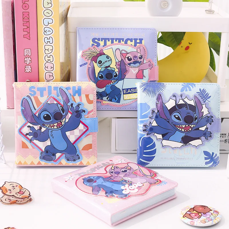 4pcs/lot Creative Disney Stitch Memo Pad Sticky Note Cute Notebook Stationery Label Notepad Post Office School Supplies