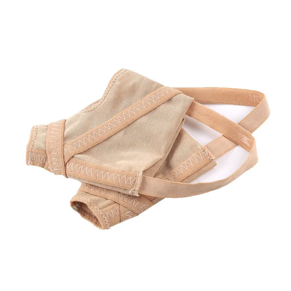 

1 Pair Silicone Hallux Valgus Corrector Small Design Beige L For Bunions Thumb Protector Ease Foot Pain Toes Separator Bunion