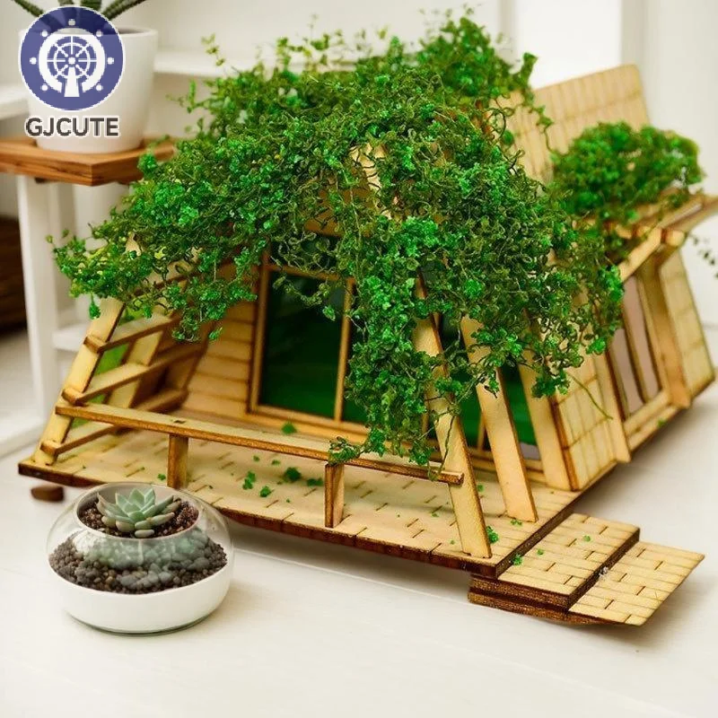 1 Set 3g Artificial Green Plants Miniature Simulation Mini Vine And Flower Model Kit For Model Houses Landscaping DIY Crafts