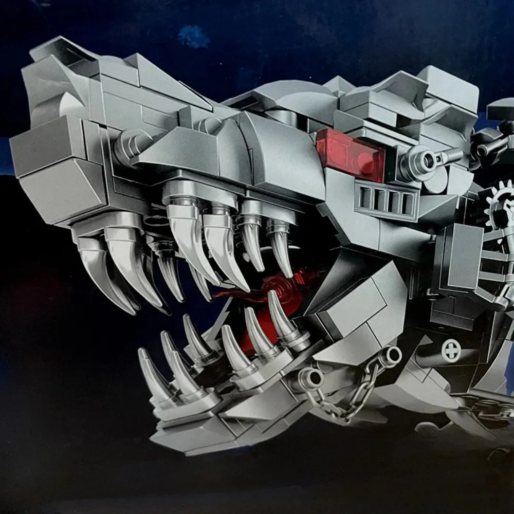 1766-teilige Battle Mech T-Rex-Bausteine, beweglicher Roboter-Dinosaurier-Modellbausatz, beweglich für Ausstellung und Kampfspiele