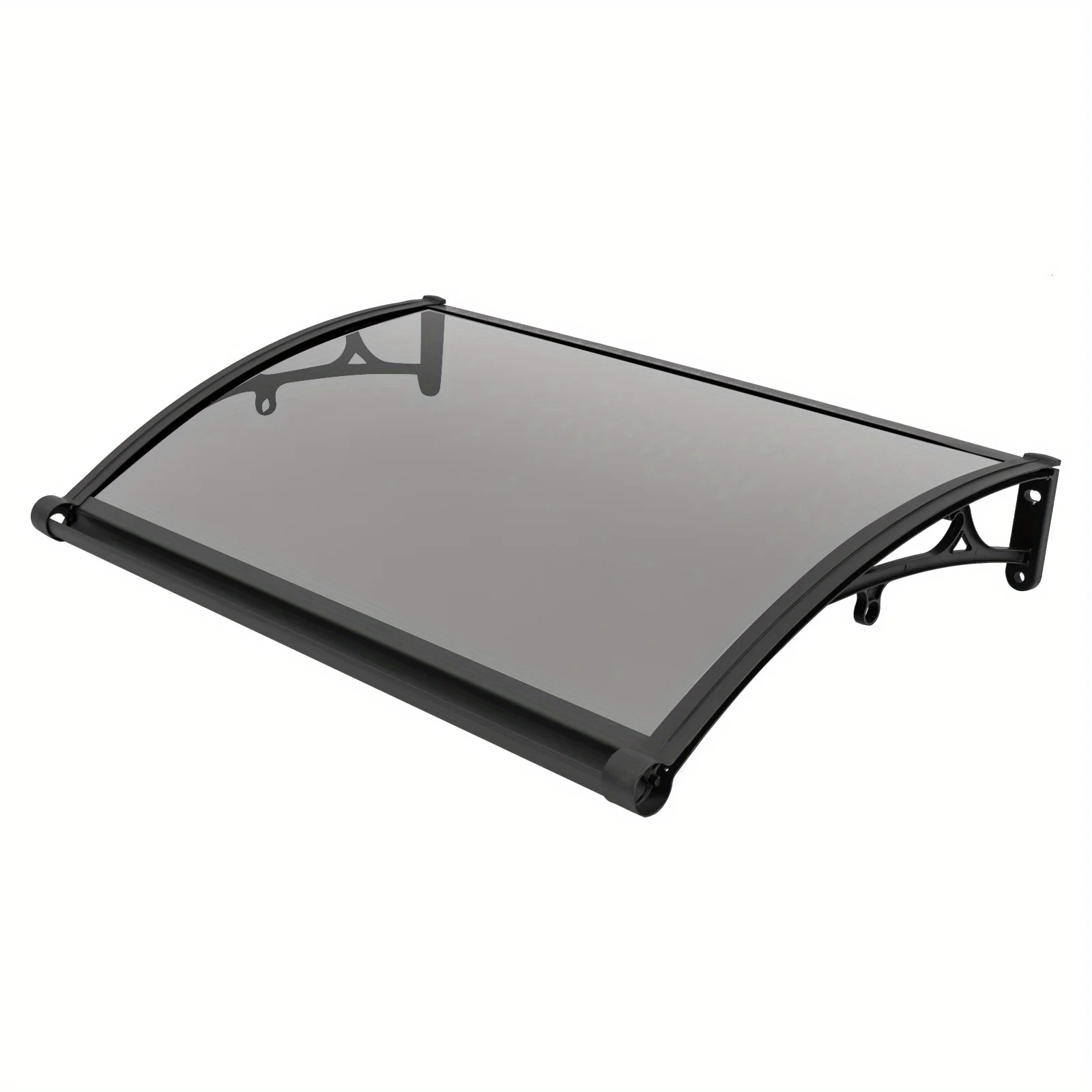 Upgraded Door Awning Canopy with Enlarged Gutters and UV Protection, 40.15x24.4x5.9in, 9.92lbs 110.23lbs Load Capacity for Porch Window Garage view 8
