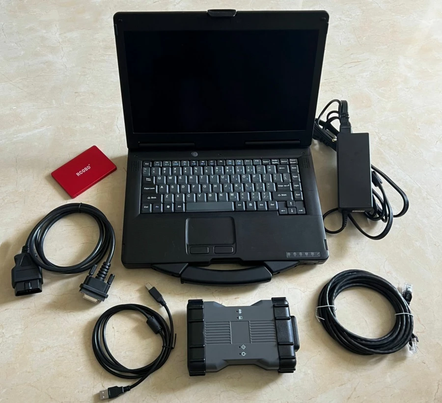 MB STar C6 SD COnnect VCI 6 with DOIP Can Protocol 12.2024 Software Auto Diagnosis Tool Code Scanner Laptop CF53 I5 8G