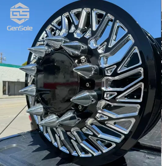 

20x10 22x10 22x12 24x14 26x12 28x12 28x14 28x16 30x12 30x14 8X170 6X139.7 Polish and Black Customization Forged Alloy Wheels