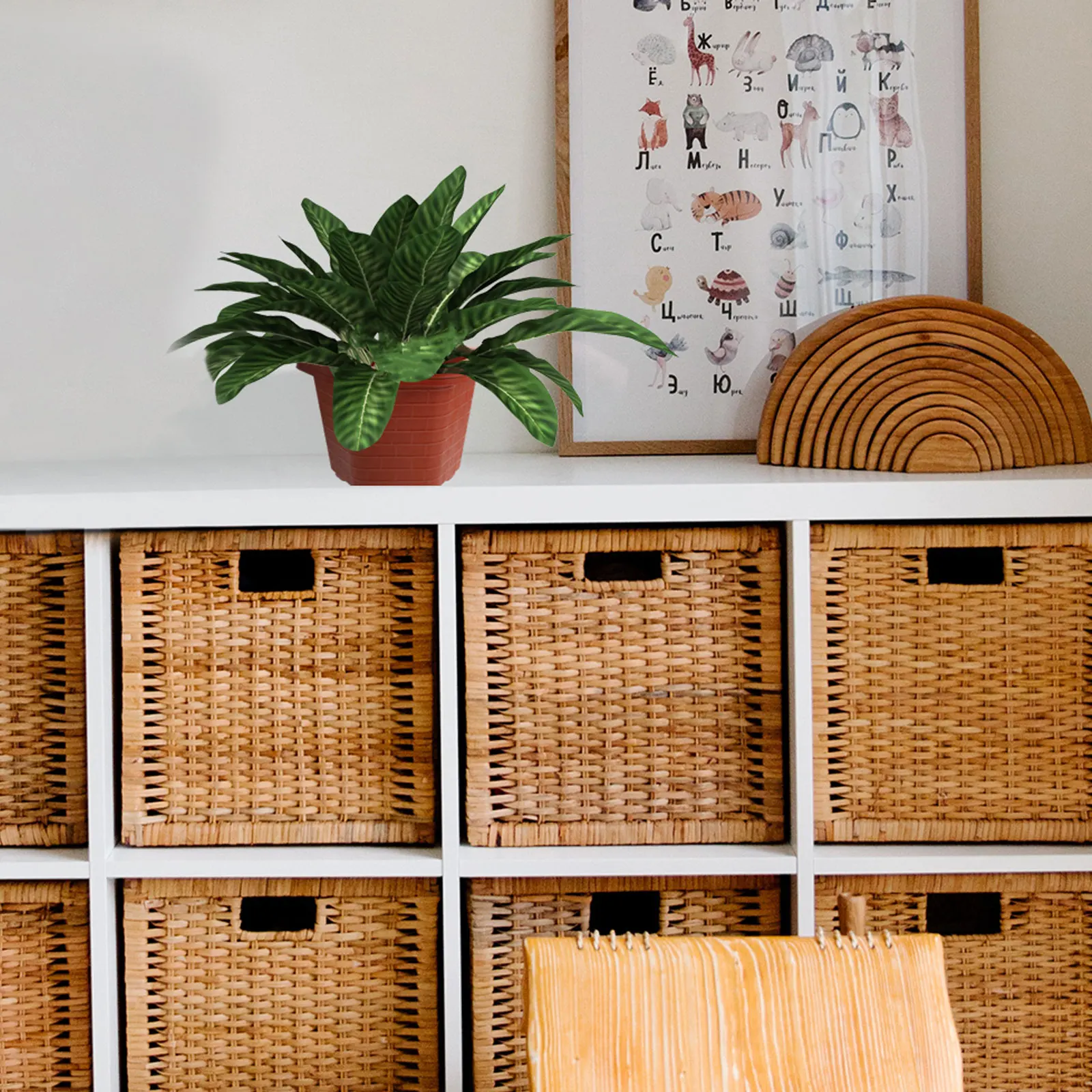 

2Pcs Hexagonal Plastic Flower Planters Durable Simple Nursery Pots with Drainage Holes for Garden Office Home Plants