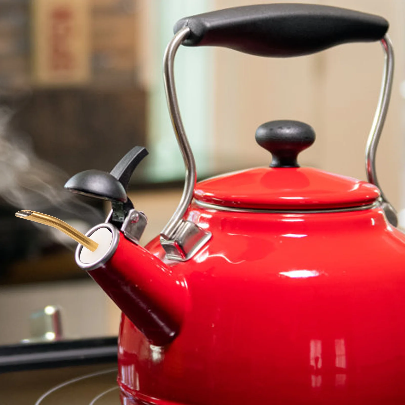 

1 set Stainless Steel Extension Spout Long Lightweight Portable Replacement For Outdoor Camp Coffee Pot Water Kettle