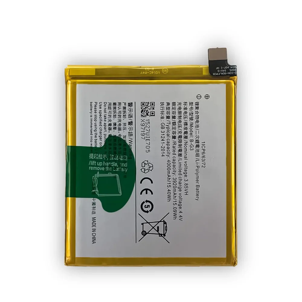   High Quality Replacement Battery For VIVO X27 Pro V1836A V1836 B-G3 Mobile Phone 4000mAh New Batteries + Tools