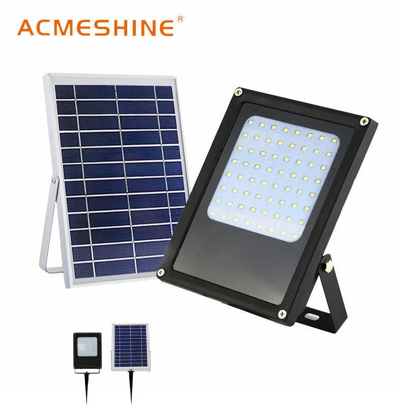 

ACMESHINE Aluminum Solar Flood Led Lights Outdoor Decoration Waterproof IP6 Solar Panel Yard Garden Lawn Lamp Landscape Lighting