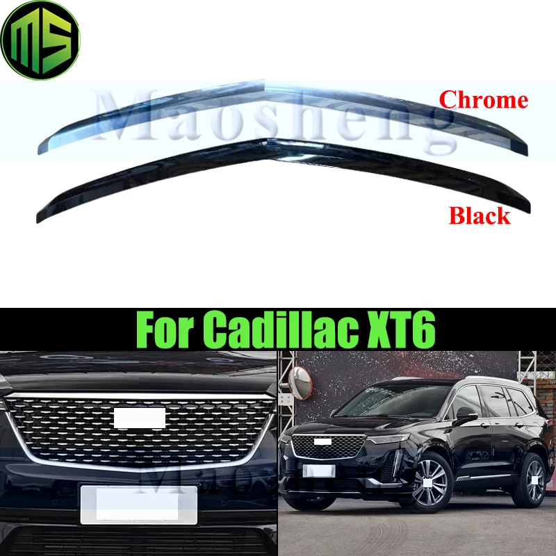 

Maosheng Front Bumper Moulding Strip Trim For Cadillac XT6 Front Bumper Grill Upper Decorative Strip
