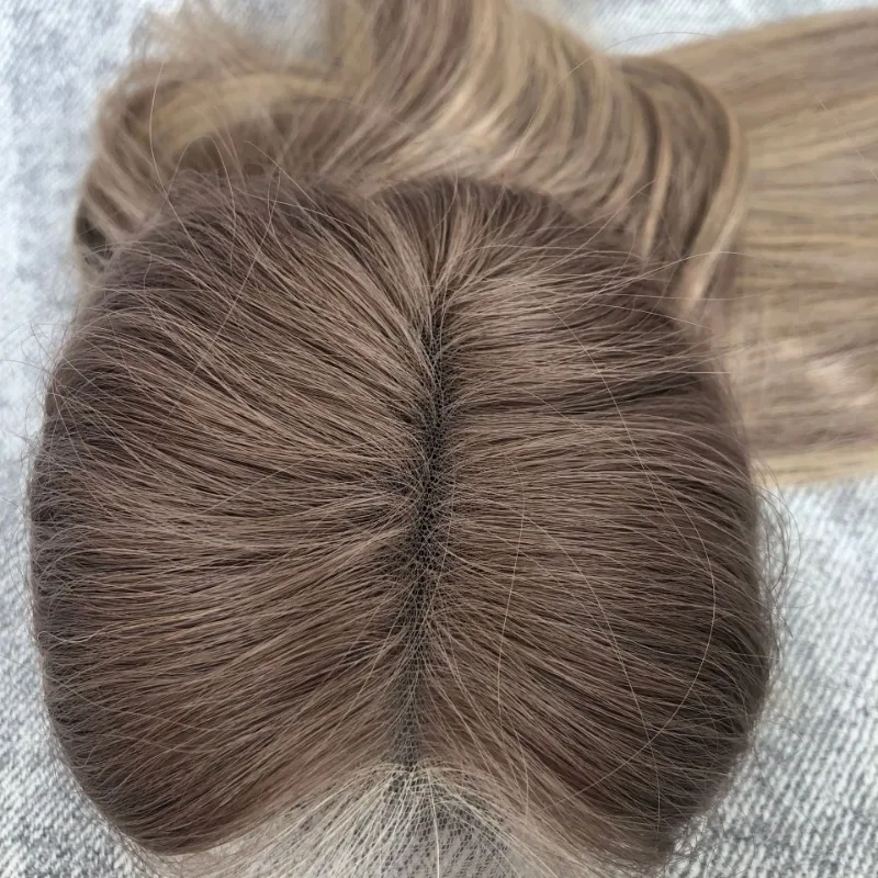 غطاء شعر مستعار نسائي حقيقي على الموضة غطاء شعر لين قبعة S