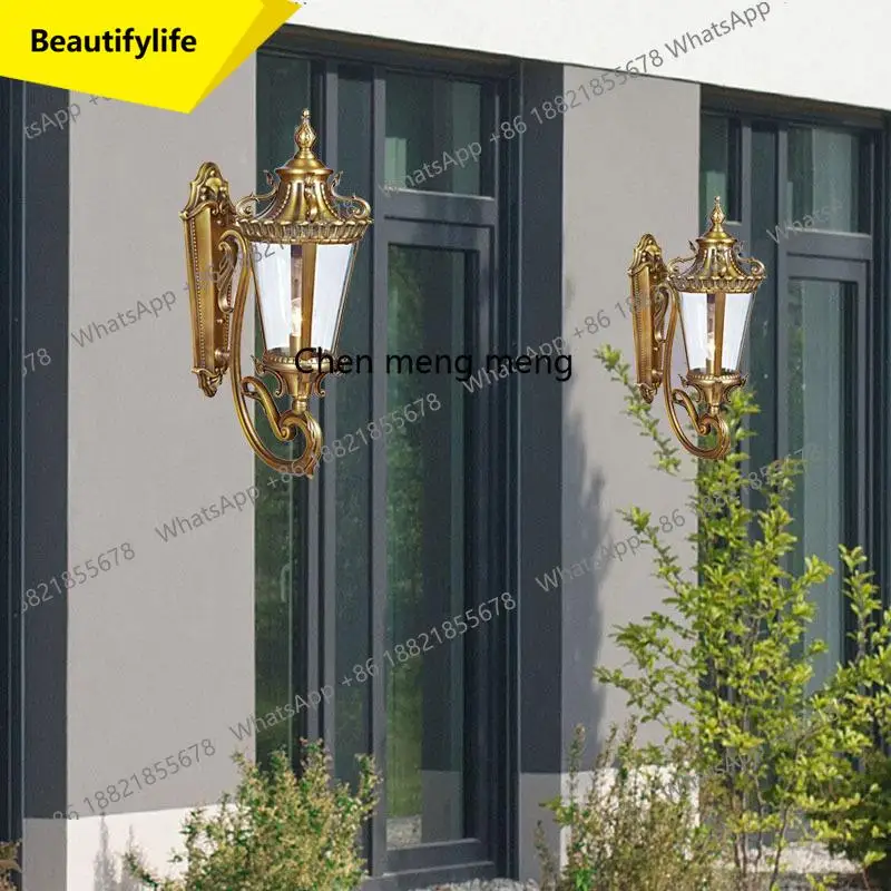 

X188 European high-end outdoor wall lamp garden villa home courtyard outdoor wall door lamp