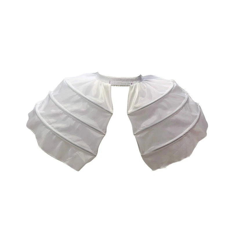 Rokoko 3-Reifen-Petticoat, barocker Unterrock für Vintage-Hochzeitskleid, Brautkleider, Hochzeitsaccessoires, viktorianischer Krinoline – Detail 2