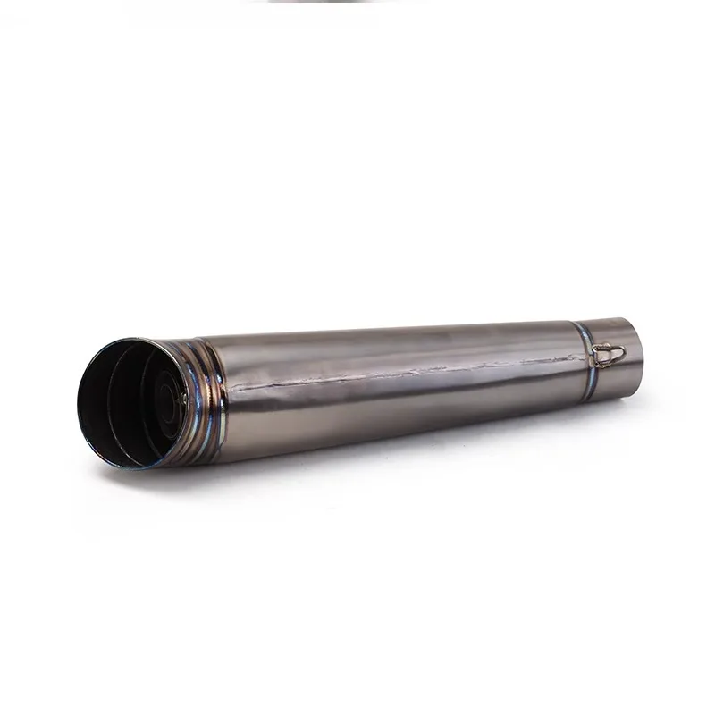 Motorcycle exhaust pipe modification GP pipe titanium alloy 60MM universal