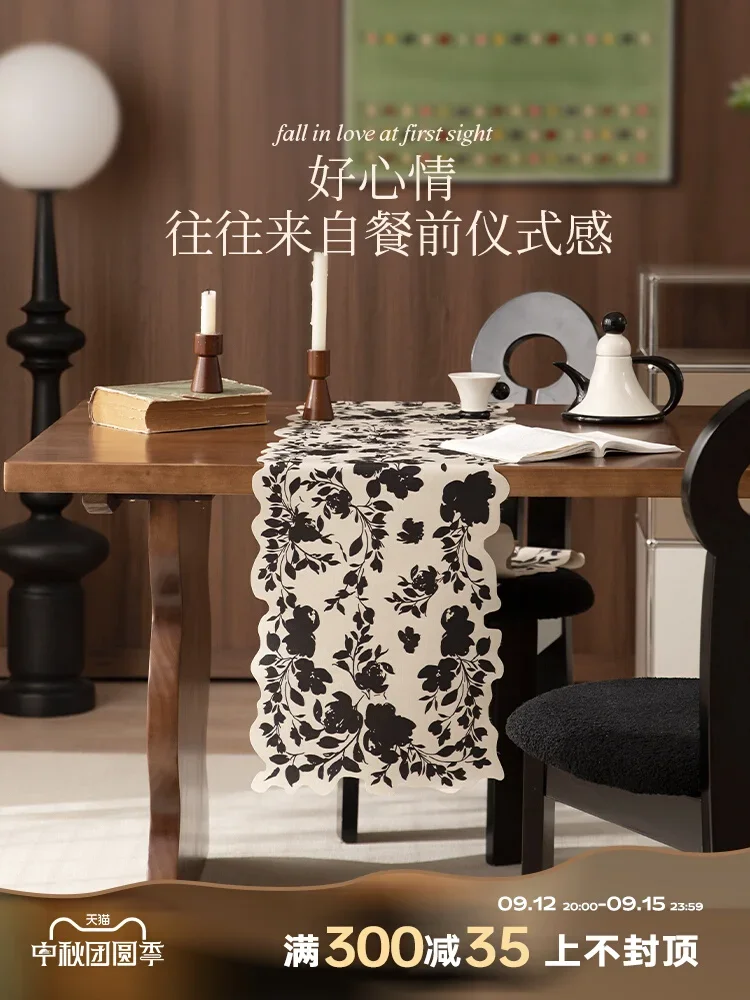 

American retro table runner advanced tea table table runner cloth
